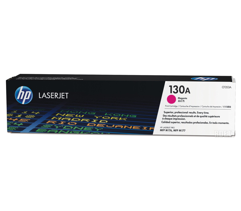 Lazerinė kasetė HP 130A raudona