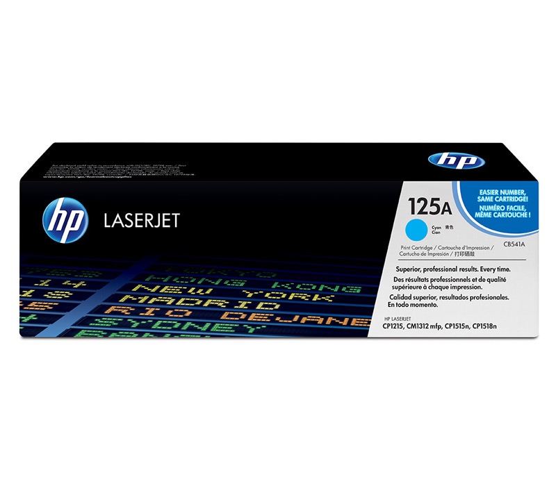 Lazerinė kasetė HP CB541A mėlyna