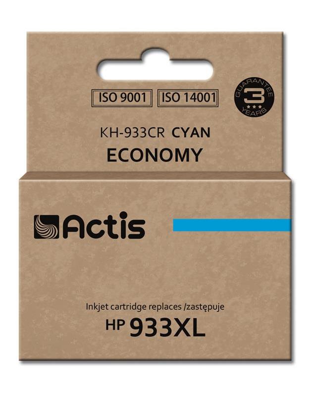 Toneris ACTIS KH-933CR ink for HP 933XL CN054AE,13 ml/cyan