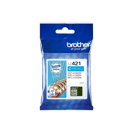 Toneris Brother LC421C  Ink Cartridges  Cyan