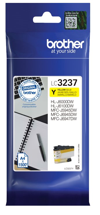 Toneris Brother LC3237Y  Ink Cartridge  Yellow