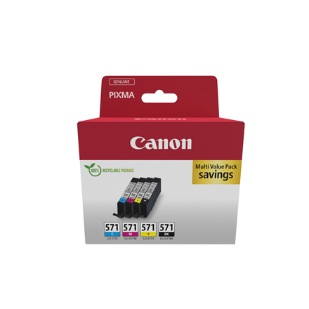 Toneris Canon CLI-571  Ink cartridges  Multipack