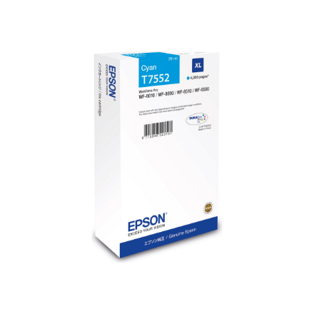 Toneris Epson WF-8XXX Series  XL Ink Cartridge  Cyan