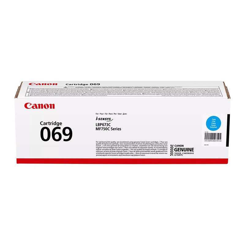 Toneris Canon Cartridge  069  Toner Cartridge  Cyan