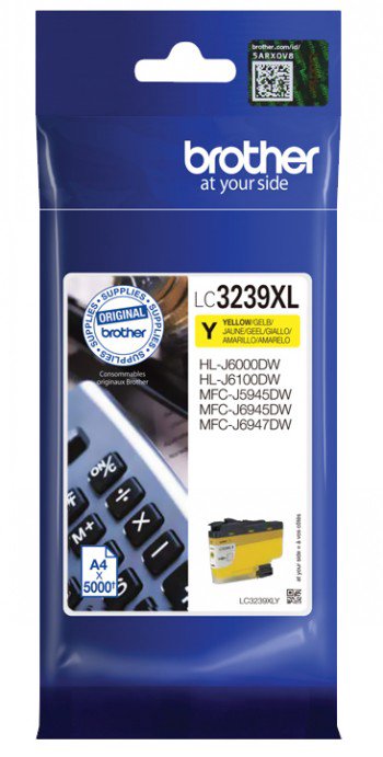 Toneris Brother High-yield Ink Cartridge LC3239XLY Ink, Yellow