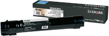 Toneris Lexmark X950X2KG  X95x Black Extra High Yield Toner Cartridge (32K)  Cartridge  Black