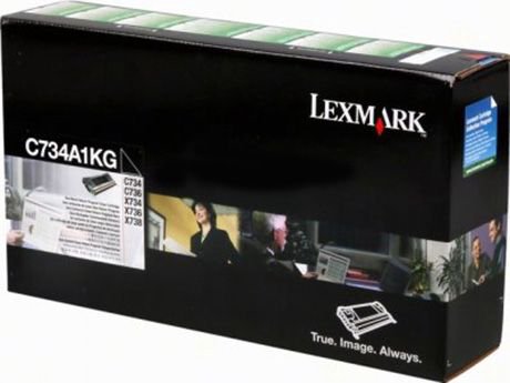 Toneris Lexmark C734A1KG Cartridge, Black, 8000 pages