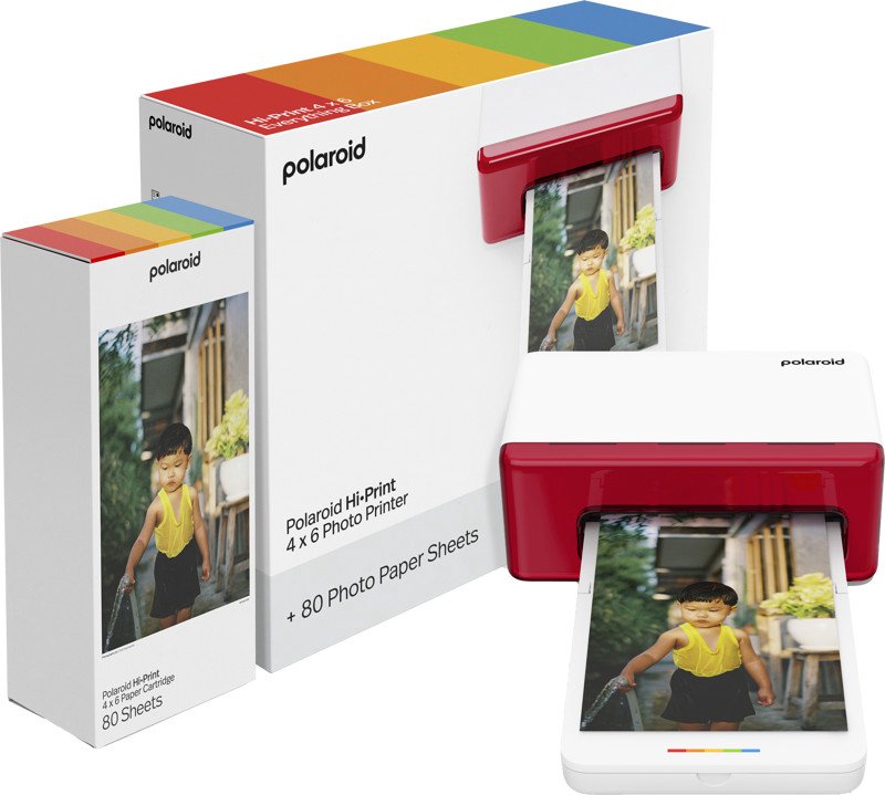 Polaroid photo printer Hi-Print 4x6 E-box, white