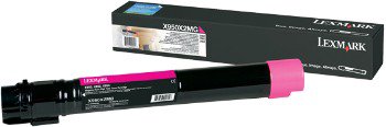 Toneris Lexmark X950X2MG  X95x Magenta Extra High Yield Toner Cartridge (22K)  Cartridge  Magenta