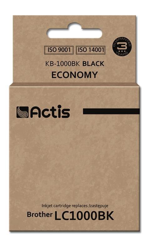 Toneris ACTIS KB-1000BK, Brother LC1000BK/LC970BK replacement, 36ml, black