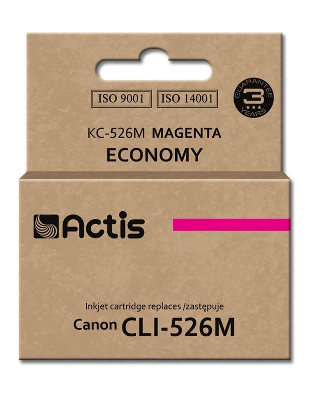 Toneris ACTIS KC-526M ink for Canon CLI-526M 10ml,magenta