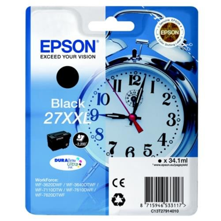 Toneris Epson T2791 DURABrite Ultra Ink  Ink Cartridge  Black