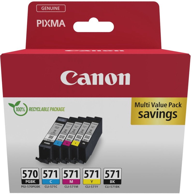 Toneris CANON PGI-570/CLI-571 Ink cartridges Multipack