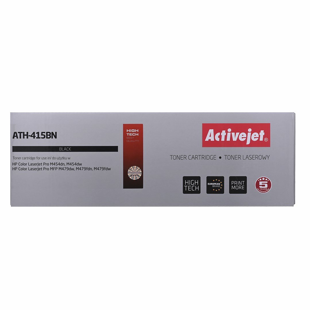Activejet toneris ATH-415BNX (pakaitinis toneris HP 415X W2030X; Supreme; 7500 puslapių; juodas)