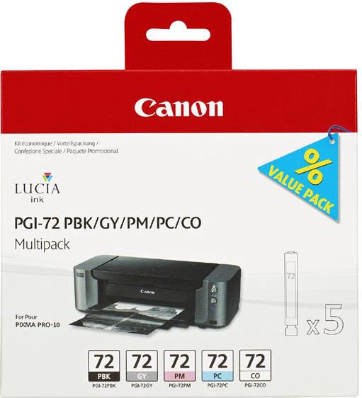 Ink Canon PGI72 (PBK/GY/PM/PC/CO)