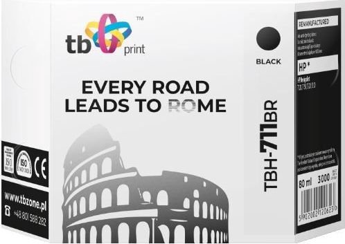 Ink TB Print HP DesignJet T530 TBH-711BR BK ref.-TBH-711BR ink