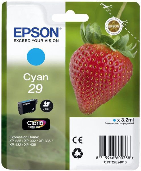 Ink Epson Ink C13T29824022, T29 (cyan)