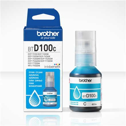 Toneris Brother BTD100C  Ink Bottle  Cyan