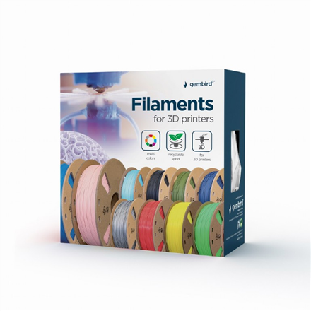 Toneris Gembird Plastic filament for cleaning 3D printer nozzle, 1.75 mm 100gr.  3DP-CLN1.75-01