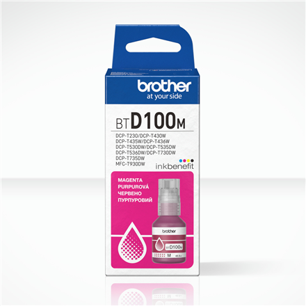 Toneris Brother BTD100M  Ink Bottle  Magenta