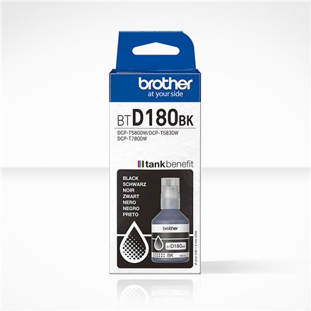Toneris Brother BTD180BK  Ink Bottle  Black