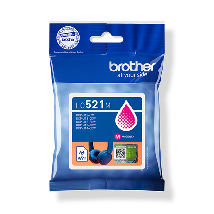 Toneris Brother LC521M  Ink Cartridges  Magenta