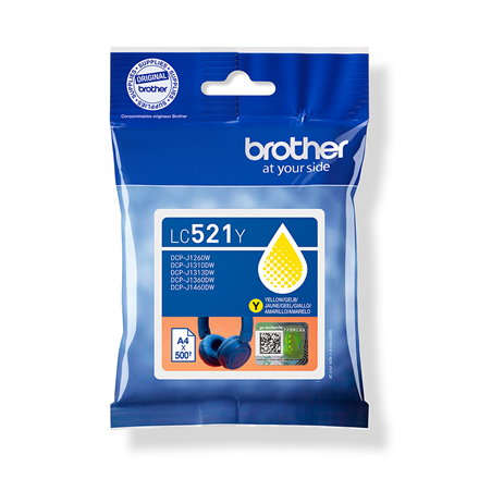 Toneris Brother LC521Y  Ink Cartridges  Yellow
