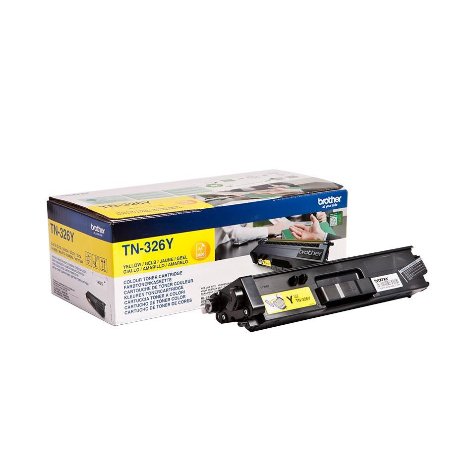 Toneris Brother Cartrige TN326Y Ink, Yellow