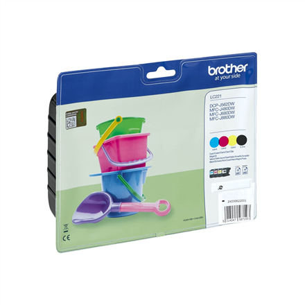 BROTHER VALUE PACK (LC221 BK/C/M/Y)