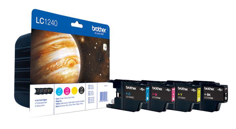 BROTHER VALUE PACK ( LC-1240 BK/C/M/Y )
