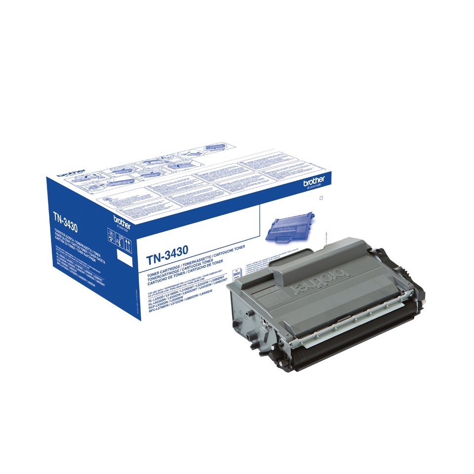 Toneris Brother TN-3430 Toner Cartridge, Black