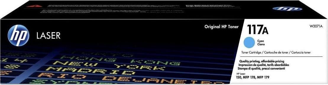 Toner HP 117A Cyan Original (W2071A)