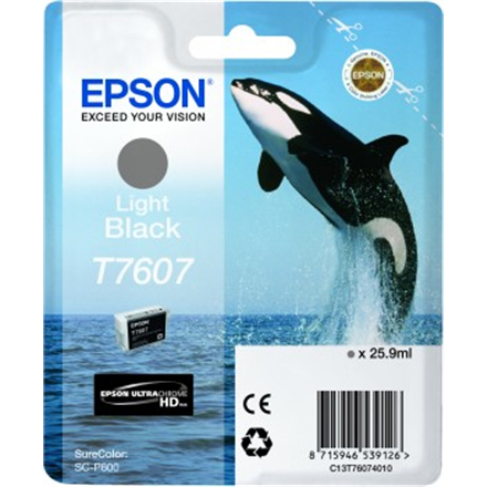 Toneris Epson T7607  Ink Cartridge  Light Black