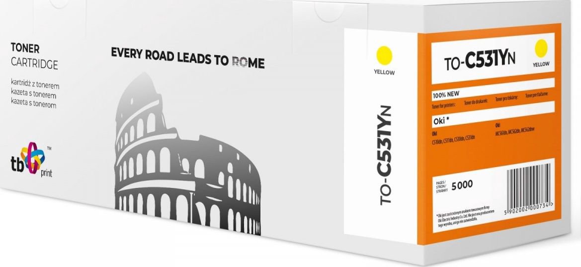 Toner TB Print Yellow Replacement C531 (TO-C531YN)