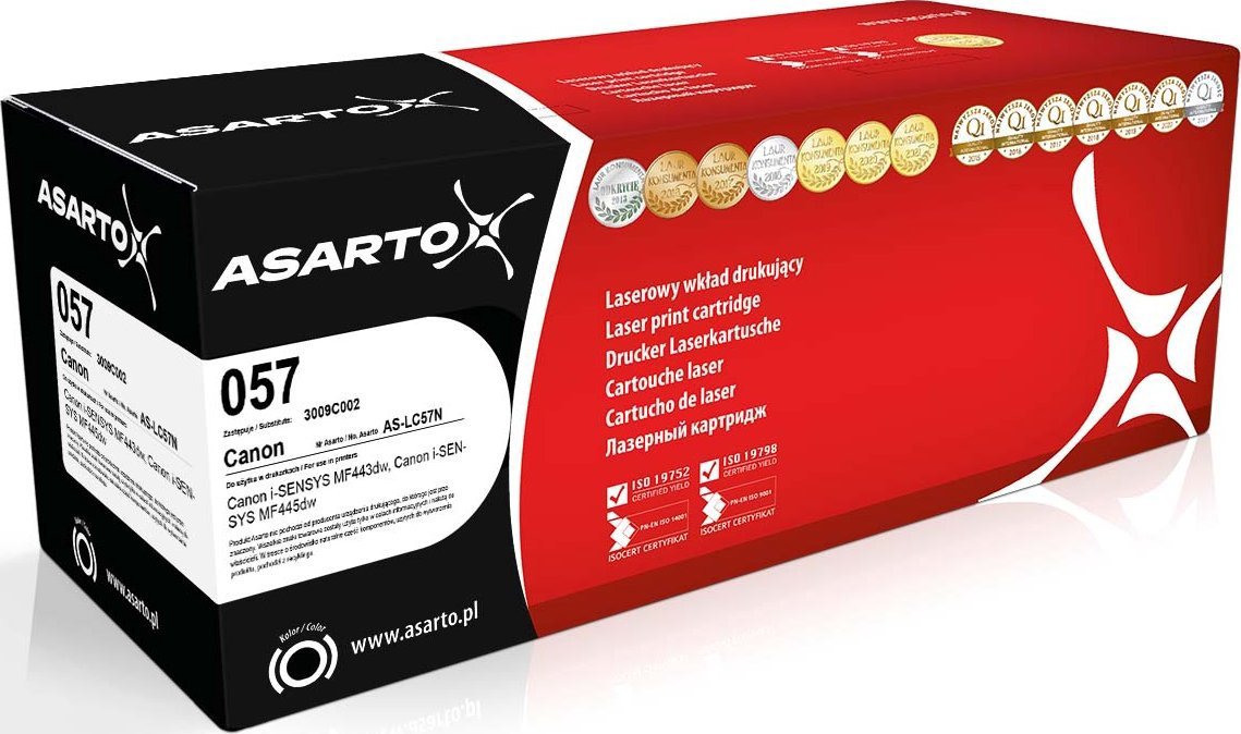 Toner Asarto Black Replacement CRG-057 (AS-LC57N)