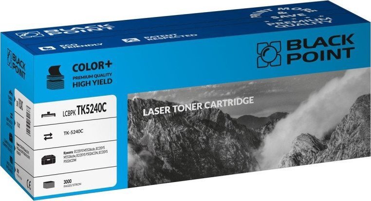 Toner Black Point LCBPKTK5240C Cyan Replacement TK-5240C (BLKYOTK5240CBW)