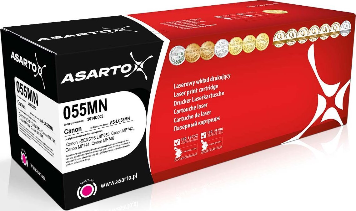 Toner Asarto Magenta Replacement CRG-055 (AS-LC55MN)