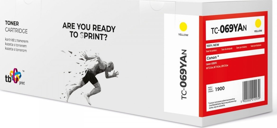 Toner TB Print Yellow Replacement CRG-069 (TC-069yan)