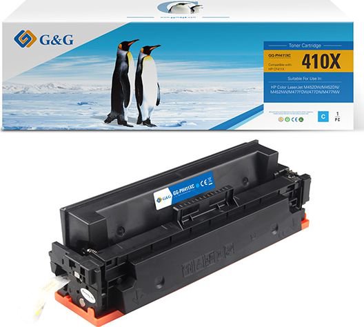 Toner G&G Cyan Replacement 410X (NT-PH411XC)