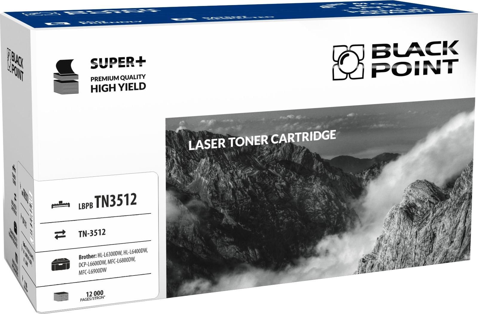 Toner Black Point LBPBTN3512 Black Replacement TN-3512 (BLB3512BCBW)
