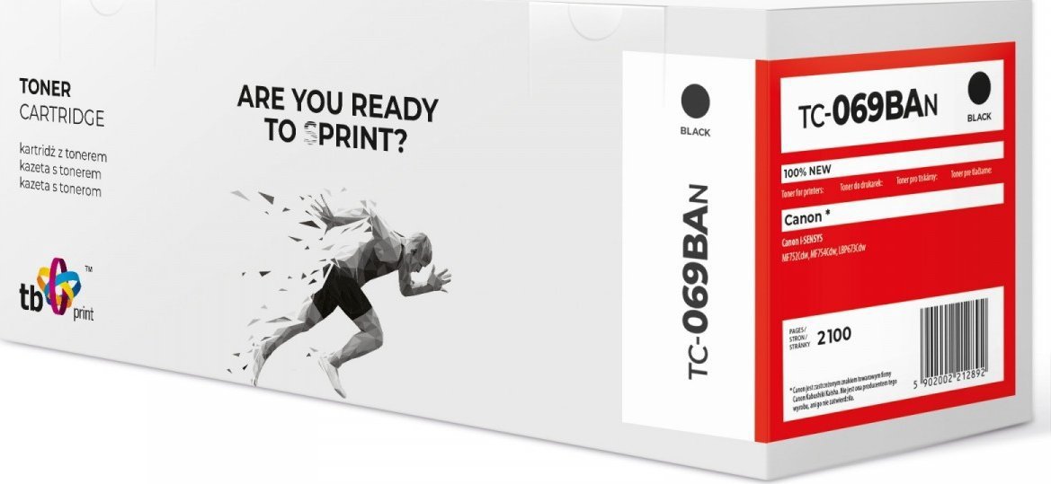 Toner TB Print Black Replacement CRG-069 (TC-069BAN)