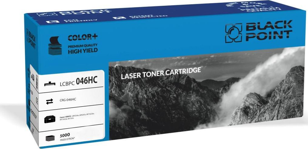 Toner Black Point LCBPC046HC Cyan Replacement CRG-046H (BLC046HBCBW)