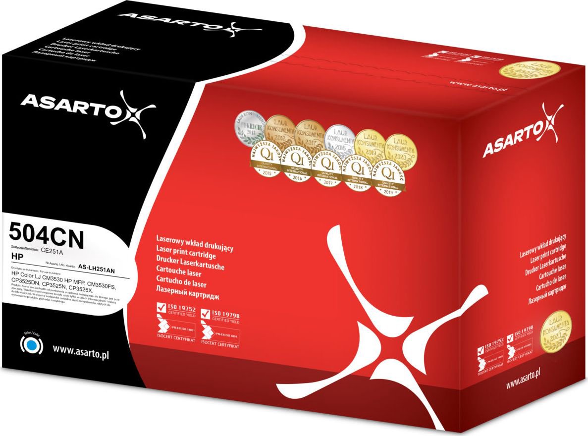 Toner Asarto Cyan Replacement 504A (AS-LH251AN)