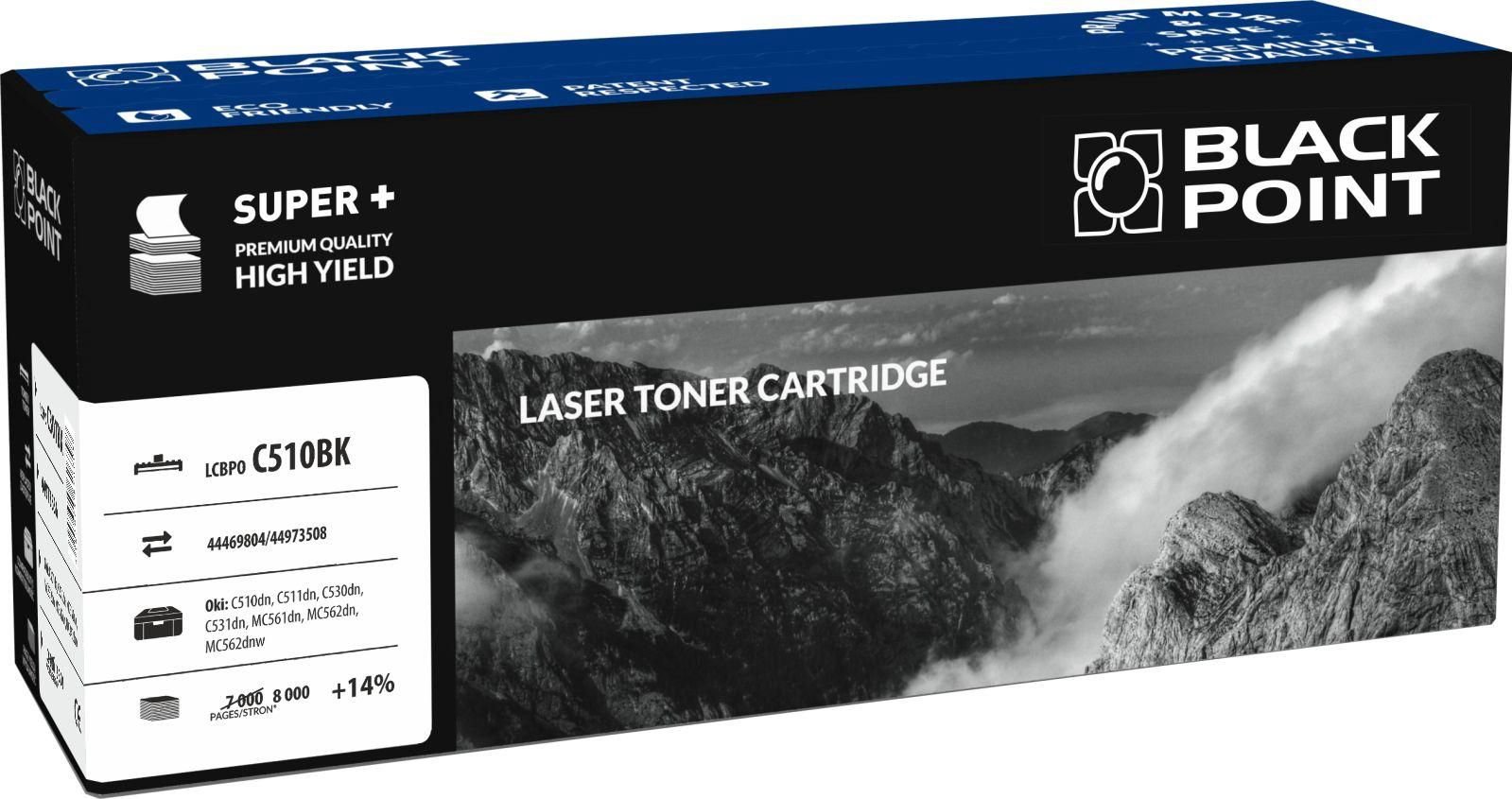 Toner Black Point LCBPOC510BK Black Replacement 44469804 (BLOKI510BKBW)