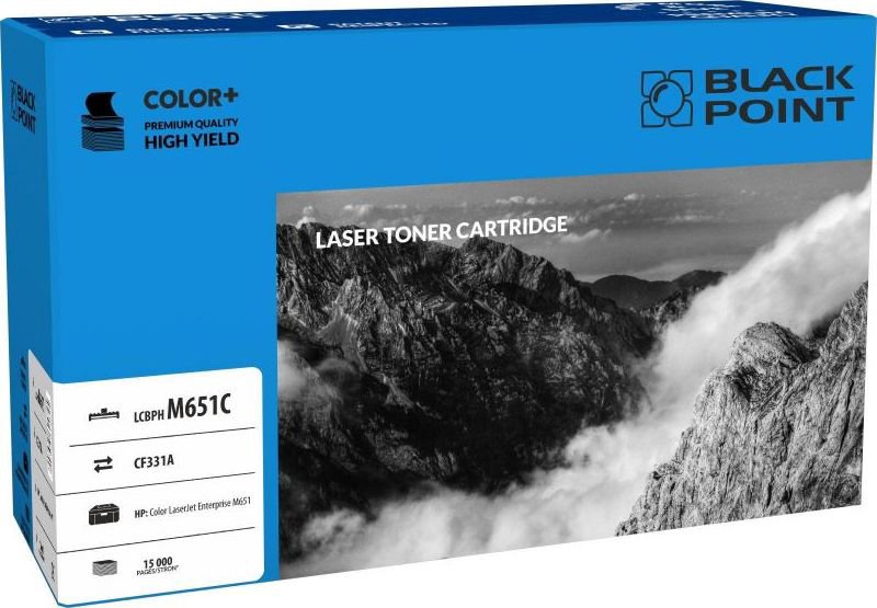 Toner Black Point LCBPM651C Cyan Replacement 654A (BLH651CYBW)
