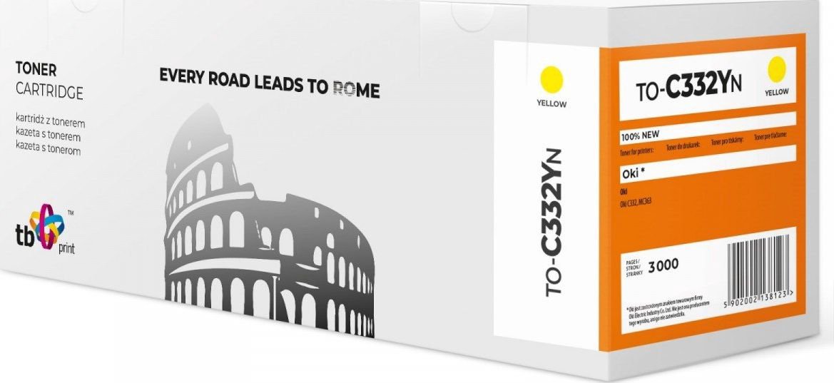 Toner TB Print Yellow Replacement C332 (TO-C332YN)