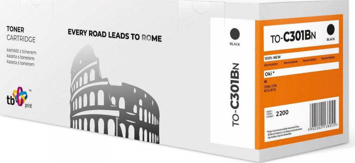 Toner TB Print Black Replacement C301 (TO-C301BN)