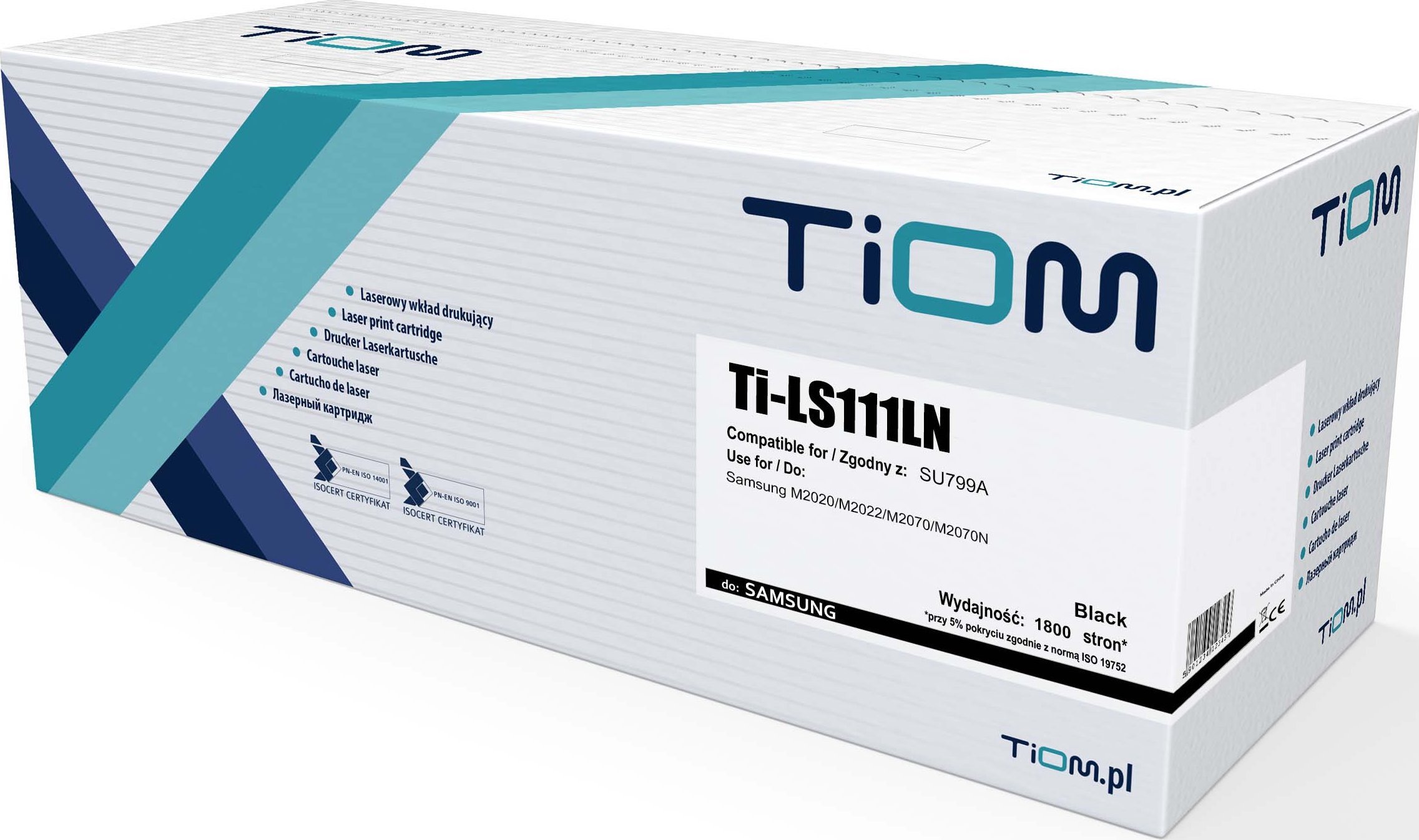 Toner Tiom Black Replacement MLT-D111L (Ti-LS111LN)