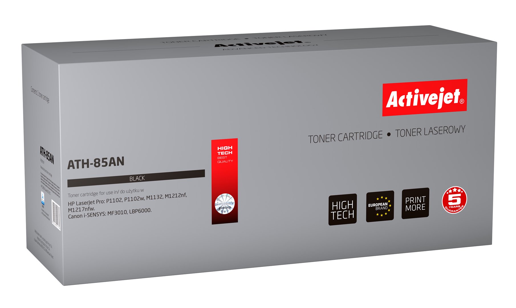 Toneris ACJ HP 85A, juodas / ATH-85N / CE285A