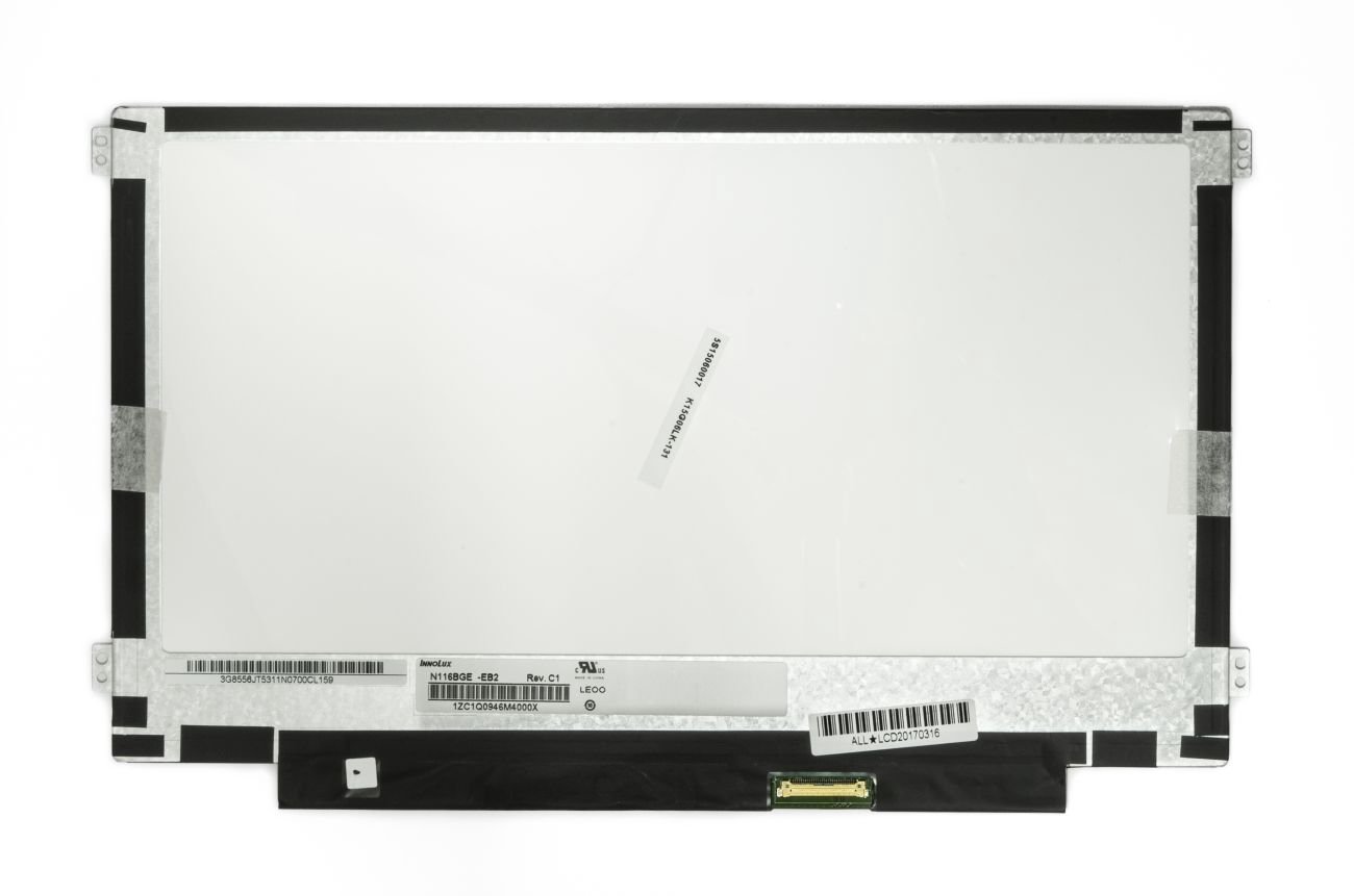 Matrica 11.6" 1366x768 HD, LED, SLIM, blizgus, 30pin (dešinėje) EDP, A+